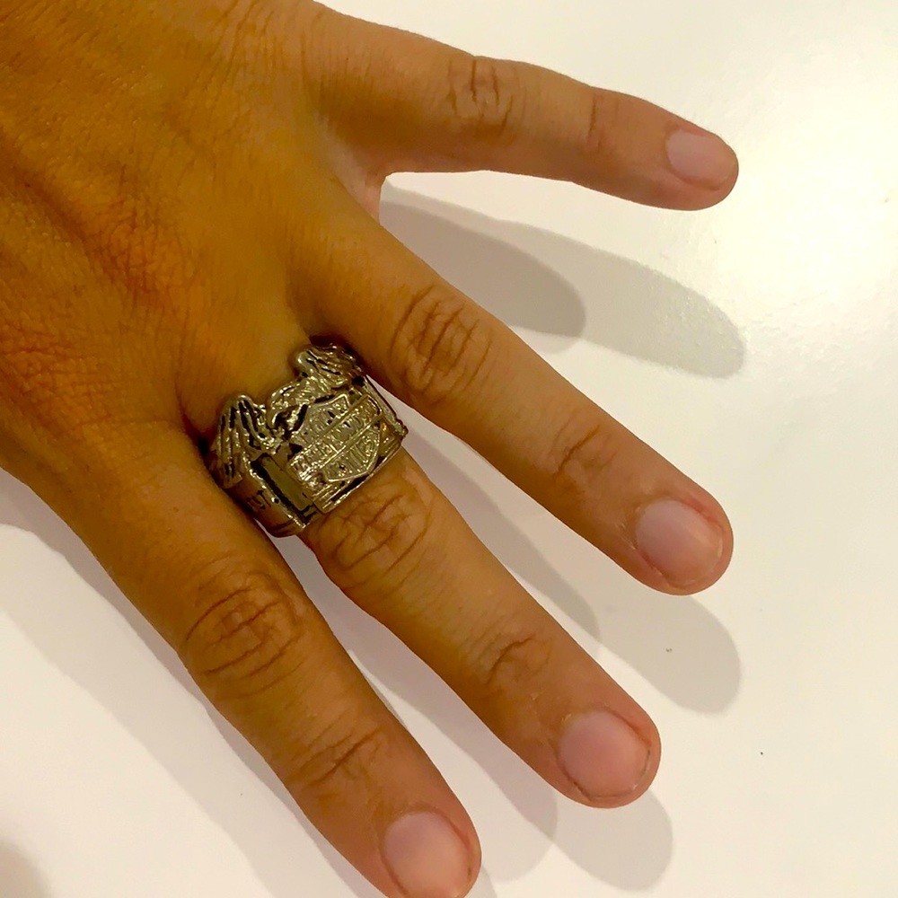 Harley Davidson Sterling Silver Crest Ring